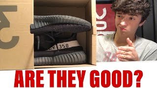 Wonderkicks Yeezy Oreo SizingReviewOn foot [upl. by Yordan]