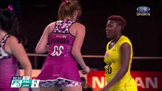 South Africa v Jamaica  Fast5 Netball World Series 2018 [upl. by Eeliah]