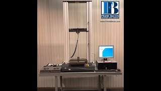 Instron Model 3365 Tensile Tester 5 kN with Instron Bluehill 2 Software [upl. by Assenov]