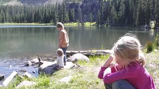 Family trip to Moosehorn Lake on Mirror Lake Highway Playing in Fehr Lake [upl. by Ocirnor]