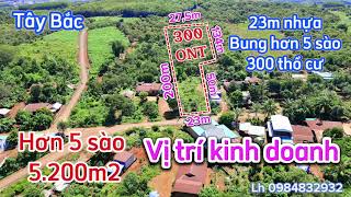 216 Bán 23m Bung hơn 5 sào  300m thổ cư  có cắt bán lẻ  Cách ĐT741 chỉ 700m  vị trí kinh doanh [upl. by Dnomsed49]