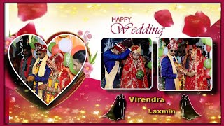 Virendra 💞 Laxmin  PART 02  Wedding Memories  SK MANISH 93 [upl. by Eelymmij]