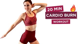 Burn 500 CALORIES with this 20 Minute Cardio HIIT Workout No Equipment No Repeats [upl. by Attem]