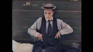 Buster Keaton  COPS 1922 EFX Colorized condensed [upl. by Rebeh]