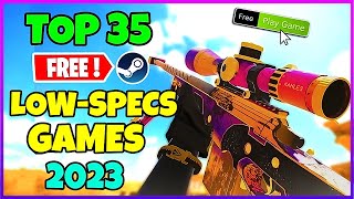 TOP 35 Free Low Specs PC Games released in 2023🔥4GB RAM No Graphics Card Needed [upl. by Zerat]