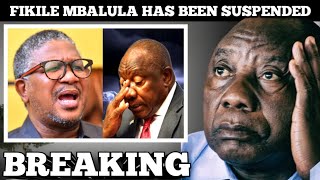 Breaking News Fikile Mbalula Reveals That The GNU Cabinet Will Be Suspended Till After further [upl. by Gratt]