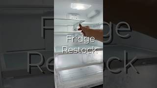 Fridge Restock 🧽fridgerestock fridgeorganization [upl. by Joell]