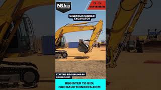 SUMITOMO SH210LC EXCAVATOR  NUco Auctioneers [upl. by Trevah]