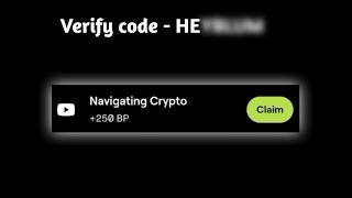 Navigating Crypto verify code  BLUM  Verify code of Navigating Crypto [upl. by Martina]