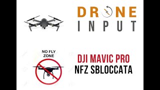 DJI MAVIC PRO NFZ SBLOCCATA [upl. by Calvano]