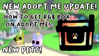 How To Get RGB Box In Adopt Me Roblox Adopt Me Task Board Update NEW ADOPT ME UPDATE [upl. by Diskson]