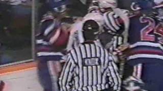 Louie Debrusk vs Gerald Diduck Craig Muni vs Adrien Plavsic Dec 3 1992 [upl. by Alenoel980]