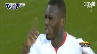 ManU VS Liverpool Benteke Goal [upl. by Dlaner]