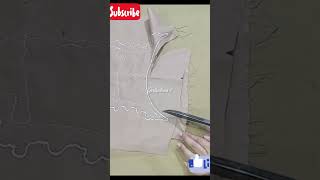 Embroidery Shirt Neckline easy method karhai wali shirt p gala kesy banainembroiderydesignsewing [upl. by Moser263]