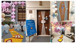 Welcome Home Decoration Ideas For New Born Babies baby welcome Home ideas [upl. by Acinorahs]