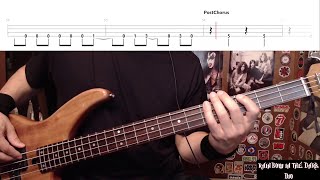 Rainbow In The Dark by Dio  Bass Cover with Tabs PlayAlong [upl. by Winfred]