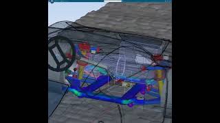 Multi body dynamics simulation with Simpack and Abaqus automobile abaqus [upl. by Baillie]