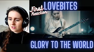 Singers First Reaction To Lovebites  Glory To The World [upl. by Tteragram537]