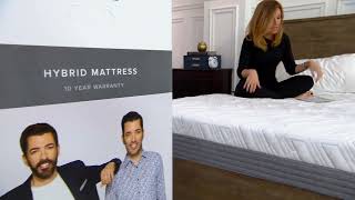 Scott Living 11quot Luxury Hybrid Mattress with Tencel by Restonic on QVC [upl. by Oivatco]