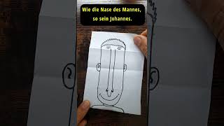 Wie die Nase des Mannes zeichnung humor spaß kunst lustig short [upl. by Nanerb]