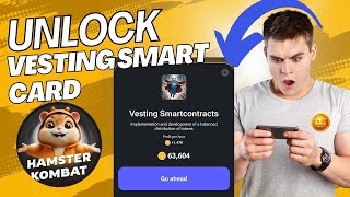 Unlock Vesting Smartcontracts Card in Hamster Kombat  Unlock Web3 Integration Card [upl. by Shamrao26]