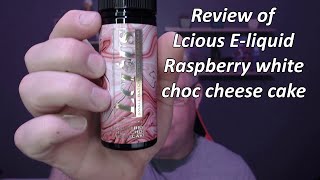 A Unique Flavour Experience Discover Luscious ELiquid Raspberry White Choc Cheesecake [upl. by Alimak954]