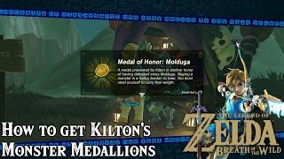 How to get Kiltons Monster Medallions  The Legend of Zelda Breath of the Wild  Tips amp Tricks [upl. by Amando609]