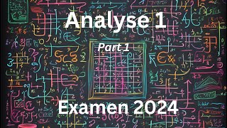 Analyse 1 Examen de 2024 corrige  part 1 [upl. by Llevel]