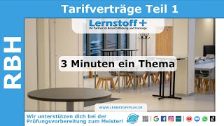 Industriemeister  Logistikmeister  RBH  Tarifverträge Teil 1 [upl. by Amasa]