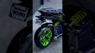 Fully modified Yamaha Aerox 155 aerox modification trending yamaha ppf [upl. by Mctyre]