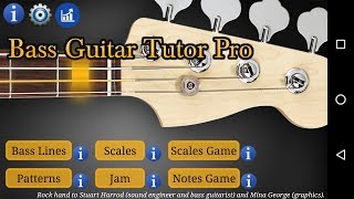 Bass Guitar Tutor App [upl. by Narual611]