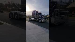 Trucks and Cars leaving car show [upl. by Tigram232]