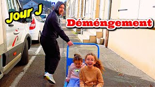 VLOG  Premier jour du DEMENAGEMENT et dernière nuit chez NOUS [upl. by Cordula]