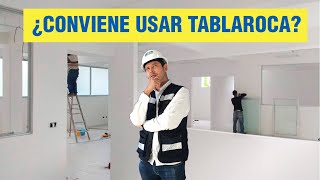 ¿CONVIENE USAR TABLAROCA [upl. by Eirol80]