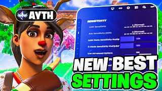 NEW BEST Controller Settings For Fortnite CHAPTER 6 PS4PS5XBOXPC [upl. by Ahsiram]