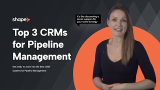 Top 3 Best CRMs For Pipeline Management In 2024 [upl. by Josephina]