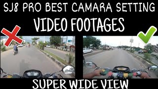 SJCAM SJ8 PRO  Video Footages  best Video Setting  MotoVlog  RideoVlogy [upl. by Rimat982]