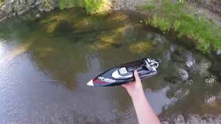 SUPER AFFORDABLE RC SPEED BOAT Top Race TR1200 [upl. by Buyers]