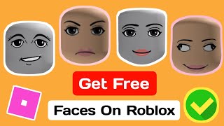 Get Free Faces on Roblox for Everyone Update Free Roblox Items Easy Guide 2024 [upl. by Lorenzo]