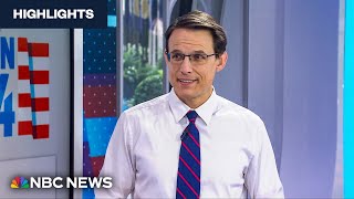 Steve Kornacki breaks down the polls from April to October before the election  NBC News highlights [upl. by Marola28]