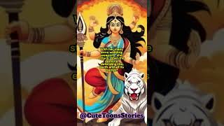 Goddess Durga Protector of the Earth  Short Story navratri durgapuja shortsfeed [upl. by Notsuj]