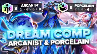 8 ARCANIST amp 6 PORCELAIN EXODIA BOARD  Teamfight Tactics Set 11 Ranked [upl. by Issy586]