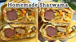 HOW TO MAKE PERFECT SHAWARMA  CHICKEN SHAWARMA [upl. by Orapma]