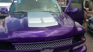 TAHOE HD ZL1 HOOD CONVERSION same for NBS SilveradoSierra or Yukon [upl. by Izmar904]