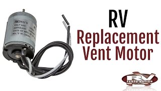 RV Replacement Vent Motor [upl. by Britney]