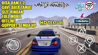 Game NEED FOR SPEED MOST WANTED PPSSPP di Android Offline 2024  80 MB SAJA [upl. by Fennie]