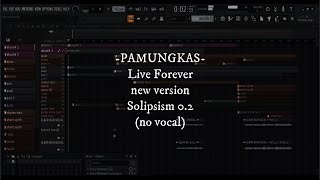 Pamungkas  Live Forever New Version Solipsism 02 remake  no vocal  karaoke  instrumental [upl. by Enayr]