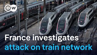 Whats behind the attack on French train lines  DW News [upl. by Jankey]