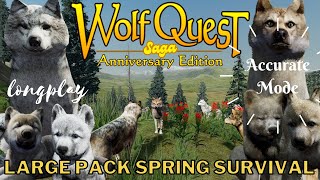 REVENGE on the Calfee Creek Pack Leader WolfQuest Longplay No commentary Dandelion 3 [upl. by Meir]