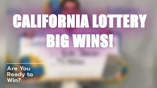 🎉 California Lottery Big Wins Await 💰 [upl. by Itnuahsa515]